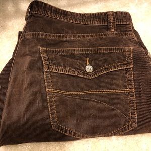 Tommy Hilfiger corduroy.  Brown.  36W 30L